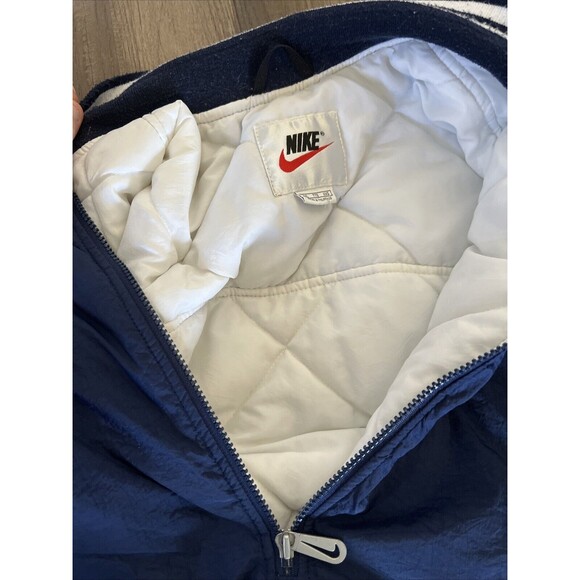 Vintage Nike Zip Up Puffer Coat Blue Men’s Size XXL - Picture 11 of 12